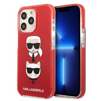 Karl Lagerfeld KLHCP13LTPE2TR iPhone 13 Pro / 13 6.1 "hardcase red / red Karl & Choupette Head