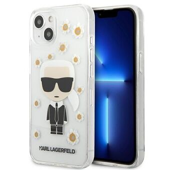 Karl Lagerfeld KLHCP13SHFLT iPhone 13 mini 5.4 "clear / transparent flower Iconic Karl