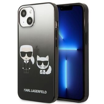 Karl Lagerfeld KLHCP13STGKCK iPhone 13 mini 5,4 "hardcase black / black Gradient Iconic Karl & Choupette