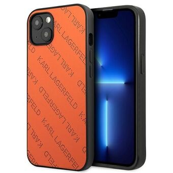 Karl Lagerfeld KLHCP13SPTLO iPhone 13 mini 5.4" hardcase orange/orange Perforated Allover