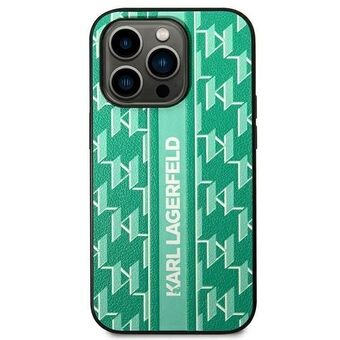 Karl Lagerfeld KLHCP14MPGKLSKN iPhone 14 Plus 6.7" hardcase green/green Monogram Stripe