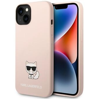 Karl Lagerfeld KLHCP14MSLCTPI iPhone 14 Plus 6.7" hard case light pink / light pink Silicone Choupette Body