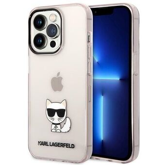 Karl Lagerfeld KLHCP14XCTTRI iPhone 14 Pro Max 6.7" hardcase pink/pink Transparent Choupette Body