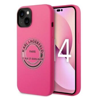 Karl Lagerfeld KLHCP14MSRSGRCF iPhone 14 Plus 6.7" hardcase pink/pink Silicone RSG