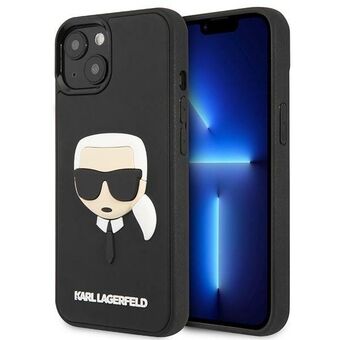 Karl Lagerfeld KLHCP14MKH3DBK iPhone 14 Plus 6.7" black / black hardcase 3D rubber Karl\'s head