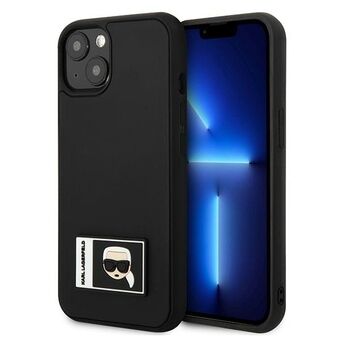 Karl Lagerfeld KLHCP13S3DKPK iPhone 13 mini 5.4" black / black hardcase Ikonik Patch