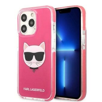 Karl Lagerfeld KLHCP13XTPECPI iPhone 13 Pro Max 6.7" hardcase fuchsia / fuschia Choupette Head