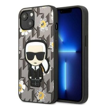 Karl Lagerfeld KLHCP13SPMNFIK1 iPhone 13 mini 5.4" grey/grey Flower Iconic Karl