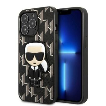 Karl Lagerfeld KLHCP13XPMNIKBK iPhone 13 Pro Max 6.7" hardcase black/black Monogram Ikonik Patch