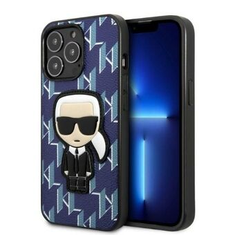 Karl Lagerfeld KLHCP13LPMNIKBL iPhone 13 Pro / 13 6.1" hardcase blue/blue Monogram Ikonik Patch