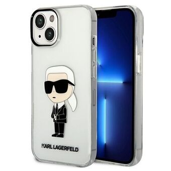 Karl Lagerfeld KLHCP14MHNIKTCT iPhone 14 Plus 6.7" transparent hard case Iconic Karl Lagerfeld