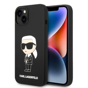 Karl Lagerfeld KLHCP14MSNIKBCK iPhone 14 Plus 6.7" hardcase black/black Silicone Ikonik