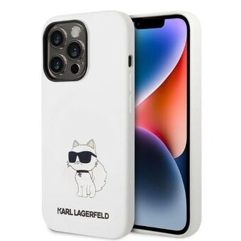 Karl Lagerfeld KLHCP14XSNCHBCH iPhone 14 Pro Max 6.7" hardcase white/white Silicone Choupette