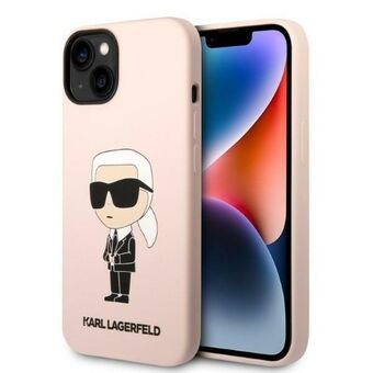 Karl Lagerfeld KLHCP14SSNIKBCP iPhone 14 6.1" hardcase pink/pink Silicone Ikonik