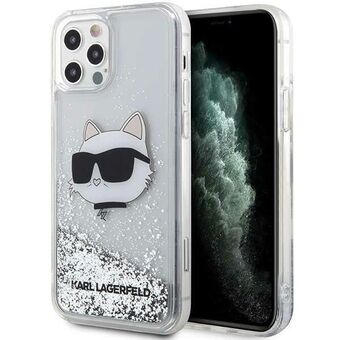 Karl Lagerfeld KLHCP12MLNHCCS iPhone 12/12 Pro 6.1" silver/silver hardcase Glitter Choupette Head