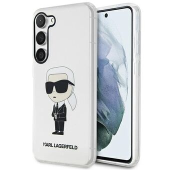 Karl Lagerfeld KLHCS23SHNIKTCT S23 S911 transparent hard case Iconic Karl Lagerfeld