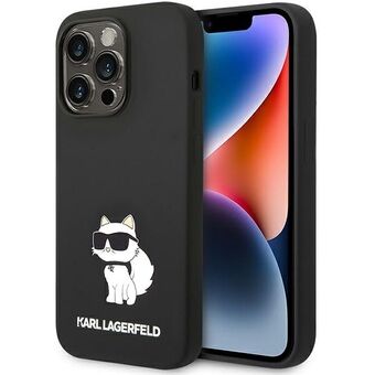 Karl Lagerfeld KLHMP14LSNCHBCK iPhone 14 Pro 6.1" hardcase black/black Silicone Choupette MagSafe