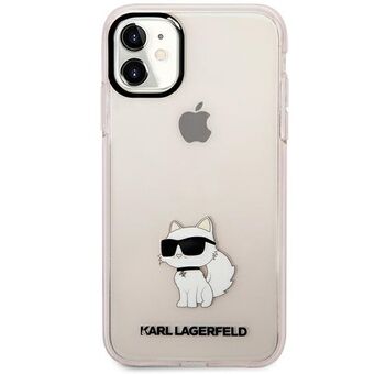 Karl Lagerfeld KLHCN61HNCHTCP iPhone 11 / Xr 6.1" pink/pink hardcase Ikonik Choupette