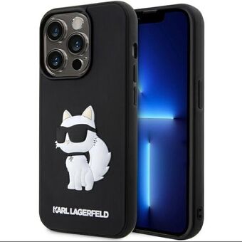 Karl Lagerfeld KLHCP14L3DRKHNK iPhone 14 Pro 6.1" black/black hardcase Rubber Choupette 3D