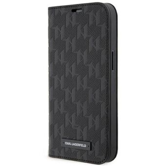 Karl Lagerfeld KLBKP14SSAKLHPK iPhone 14 6.1" shelf black/black Saffiano Monogram