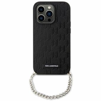 Karl Lagerfeld KLHCP14SSACKLHPK iPhone 14 6.1" black/black hardcase Saffiano Monogram Chain