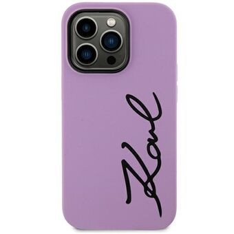 Karl Lagerfeld KLHCN61SKSVGU iPhone 11 / Xr 6.1" purple/purple hardcase silicone signature