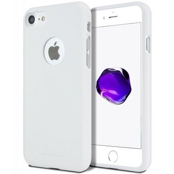 Mercury Soft iPhone X white / white cutout / hole