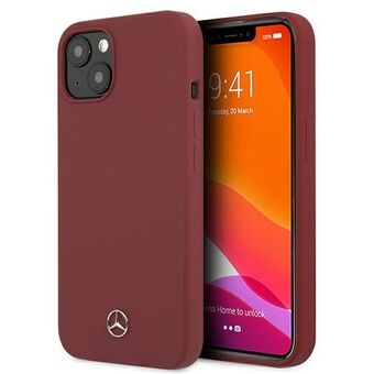 Mercedes MEHCP13SSILRE iPhone 13 mini 5.4 "red / red hardcase Silicone Line