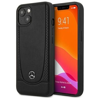 Mercedes MEHCP14MARMBK iPhone 14 Plus 6.7" black / black hardcase Leather Urban