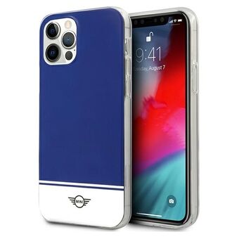 Mini MIHCP12MPCUBINA iPhone 12/12 Pro 6.1" navy/navy hard case Stripe Collection