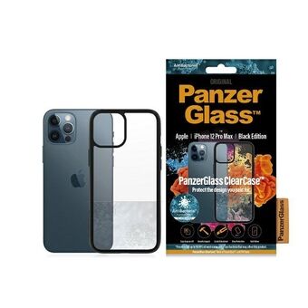 PanzerGlass ClearCase iPhone 12 Pro Max 6.7 "Antibacterial black / black