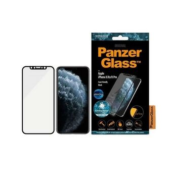 PanzerGlass E2E Anti-Bluelight iPhone X / XS / 11 Pro Cover Friendly AntiBacterial Microfracture black / black