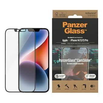 PanzerGlass Ultra-Wide Fit iPhone 14/13/13 Pro 6.1" Screen Protector CamSlider Antibacterial Easy Aligner included 2795