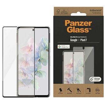 PanzerGlass Ultra-Wide Fit Pixel 7 Screen Protector Antibacterial Black/Black 4772