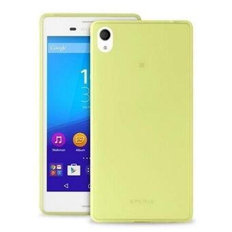 Puro Ultra Slim 0.3 Sony M4 Aqua lime + foil SNYXM4AQUA03GRN