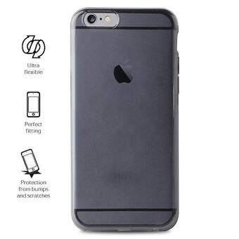 Puro Plasma Cover iPhone 7 Plus black cover / black transp IPC755PLASMABLK