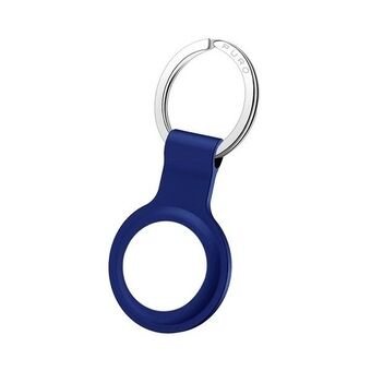 Puro ICON Case AirTag silicone navy blue / dark blue ATICON1DKBLUE keychain