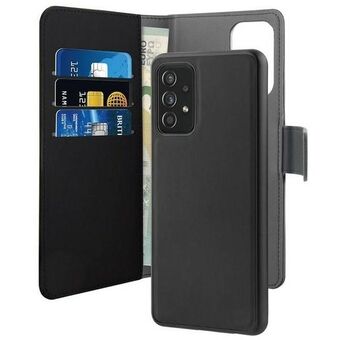 Puro Wallet Detachable Samsung A72 5G A726 / A72 LTE A725 2in1 black / black SGA72BOOKC3BLK