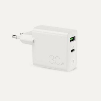 Pure charging. network. Mini FAST 1xUSB+1xUSB-C 30W white/white FMCTCUSBAC30WPDWHI