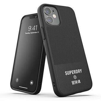 SuperDry Molded Canvas iPhone 12 mini case black / black 42584