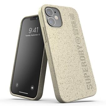 SuperDry Snap iPhone 12 mini compostable case sand / sand 42623