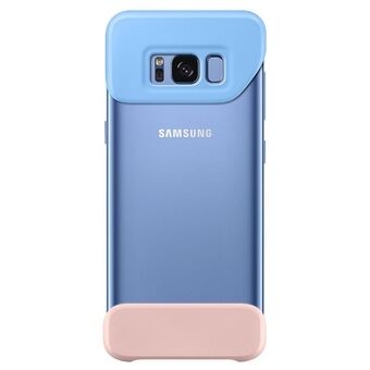 Case Samsung EF-MG955CL S8 Plus G955 blue / blue 2-piece cover