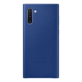 Case for Samsung EF-VN970LL Note 10 N970 blue / blue leather cover