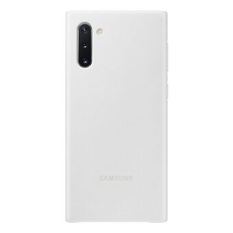 Case Samsung EF-VN970LW Note 10 N970 white / white Leather cover