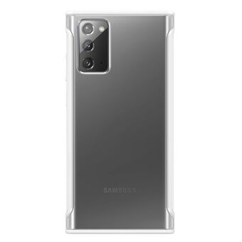 Case Samsung EF-GN980CW Note 20 N980 white / white Clear protective cover