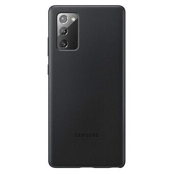 Case Samsung EF-VN980LB Note 20 N980 black / black leather cover