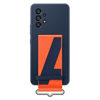 Case Samsung EF-GA536TN A53 5G A536 navy / navy Silicone Cover Strap