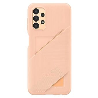 Case Samsung EF-OA135TP A13 A135 peach / peach card slot cover