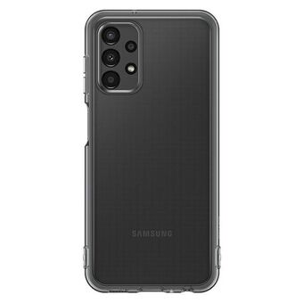 Case Samsung EF-QA135TB A13 A135 black / black Soft clear cover