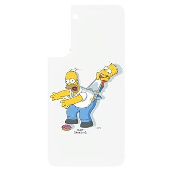 Samsung GP-TOU021HOXYW for frame cover for Galaxy S22 Simpsons Homer white / white